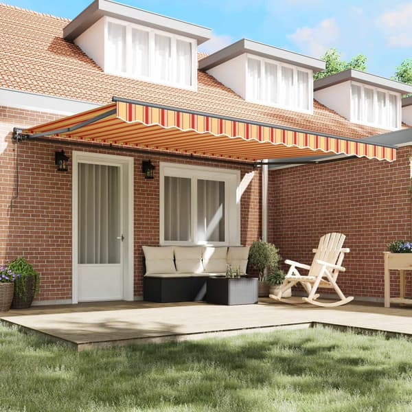 vidaXL Markisram Flerfärgsdesign 450 × 300 cm