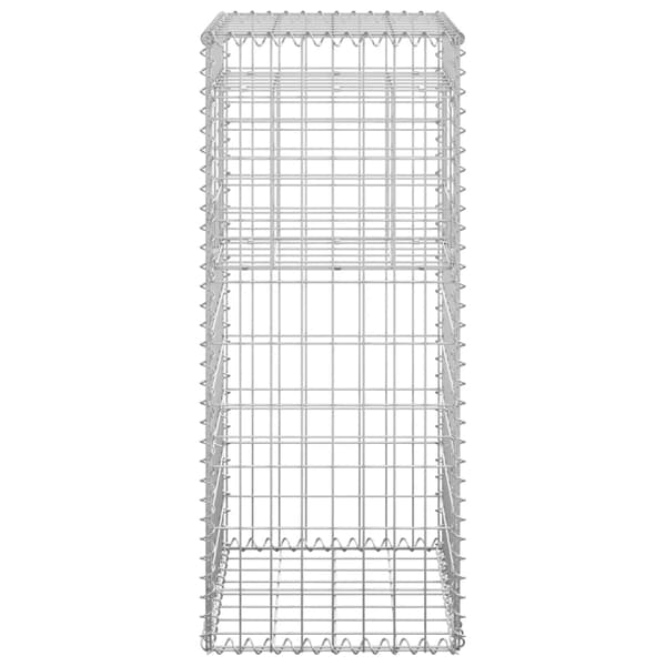 vidaXL Gabionstolper 2 stk 40x40x100 cm jern