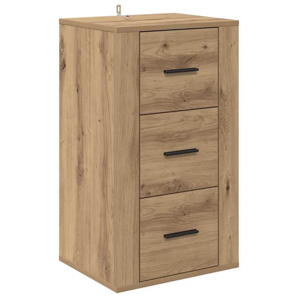 vidaXL Serviesskap Artisan Eik 40 x 33 x 70 cm Konstruert tre