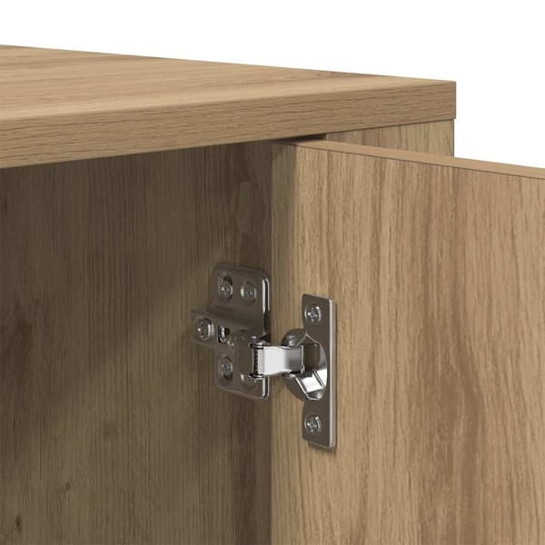 vidaXL Serviesskap Artisan Eik 40 x 33 x 70 cm Konstruert tre