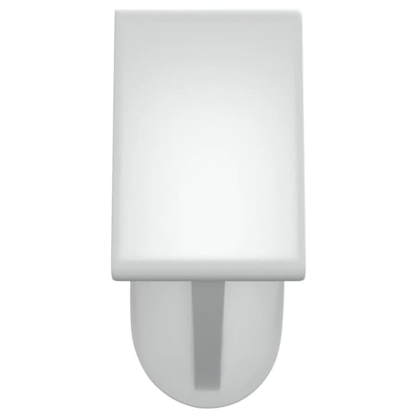 vidaXL Gardinstenger 2 stk hvit og sølv 40-60 cm aluminium