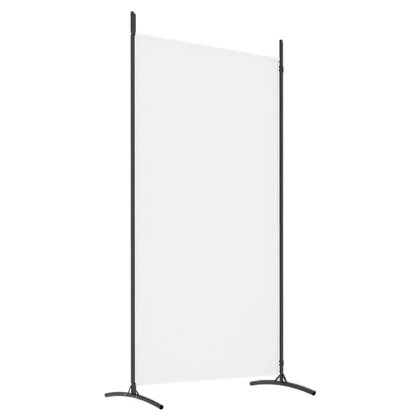 vidaXL Rumsavdelare 2 panel vit 175x180 cm tyg