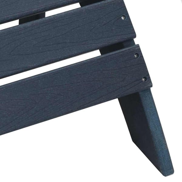 vidaXL Hage Stol 3 pcs Havblå Polyethylen
