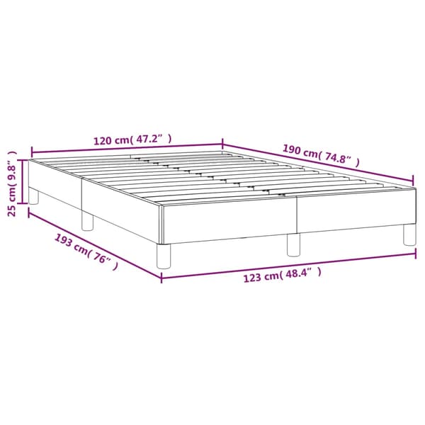vidaXL Sängram rosa 120x190 cm Sammet
