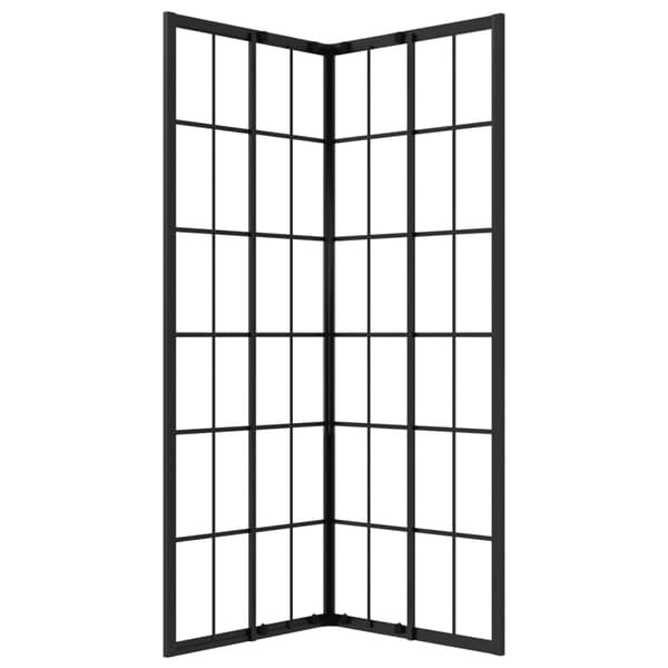 vidaXL Duschvägg ESG 80x80x180 cm