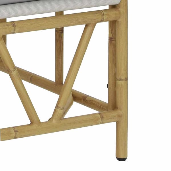 vidaXL Trädgård Stol 2 pcs Ljusgrå 75 x 75 x 71 cm Stål