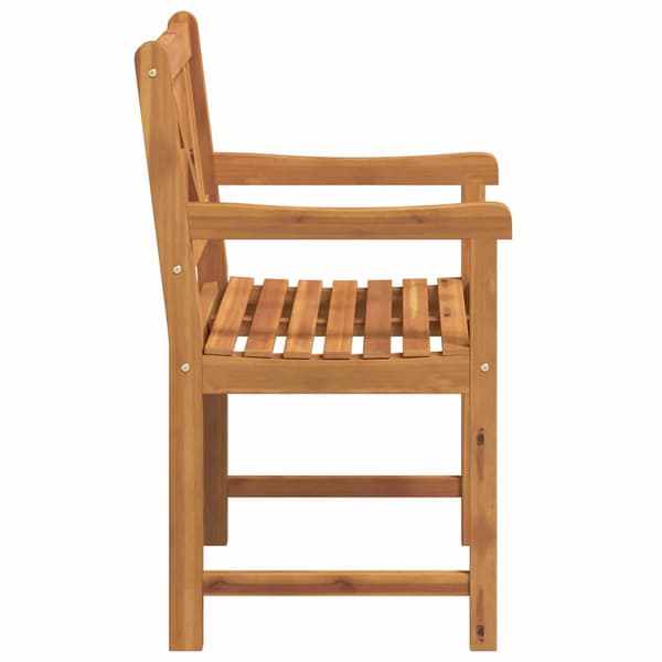 vidaXL Hage Stol 4 pcs 56 x 56 x 90 cm Solid akasietre