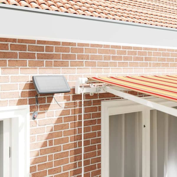 vidaXL Utfällbar markis med 350 x 250 cm tyg