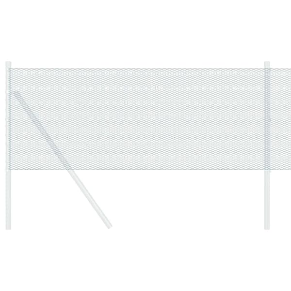 vidaXL Sekskantet gjerde grønn 0,6 x 50 m PVC