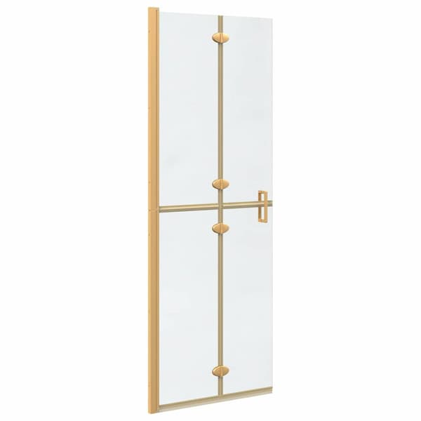 vidaXL Walk-In duschvägg Guld 70 x 6,5 x 190 cm