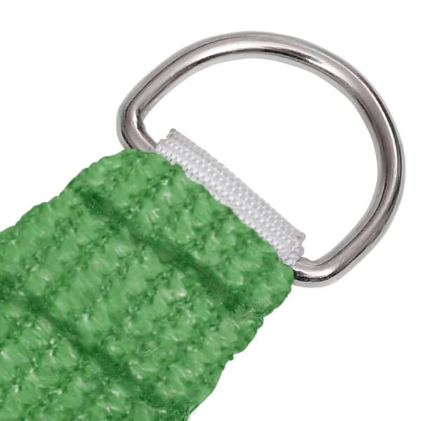 vidaXL Solseil 160 g/m² lysegrønn 6x7 m HDPE