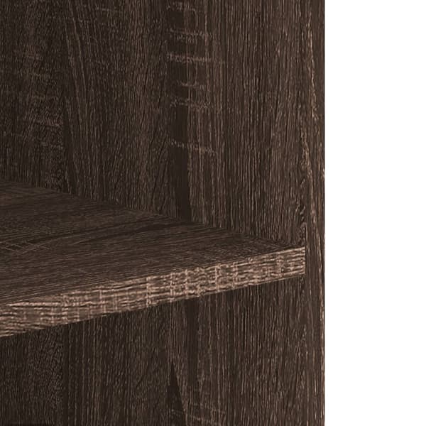 vidaXL Veggskap brun eik 75x35x60 cm konstruert tre