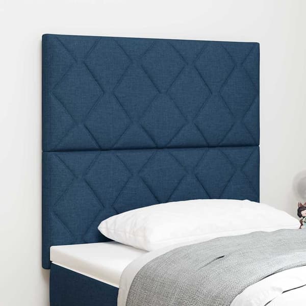 vidaXL LED huvuddyna Blå 100 cm tyg