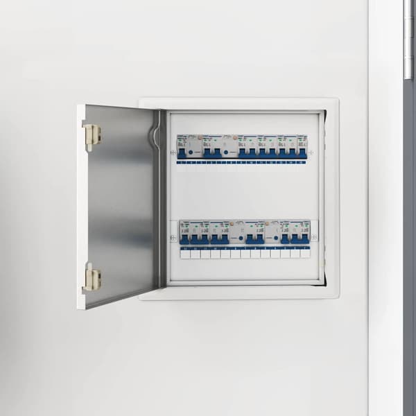 vidaXL Åtkomstpanel Vit 43.5 x 33 x 3 cm Stål