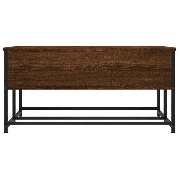 vidaXL Soffbord brun ek 80x80x40 cm konstruerat trä