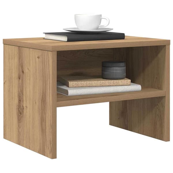 vidaXL Nattbordskap 2 pcs artisan eik 40 x 40 x 30 cm Konstruert tre