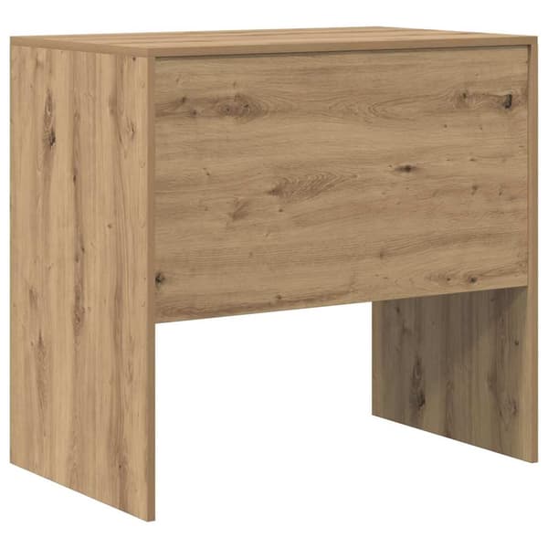 vidaXL Skrivebord Artisan Eik 80 x 50 x 76 cm