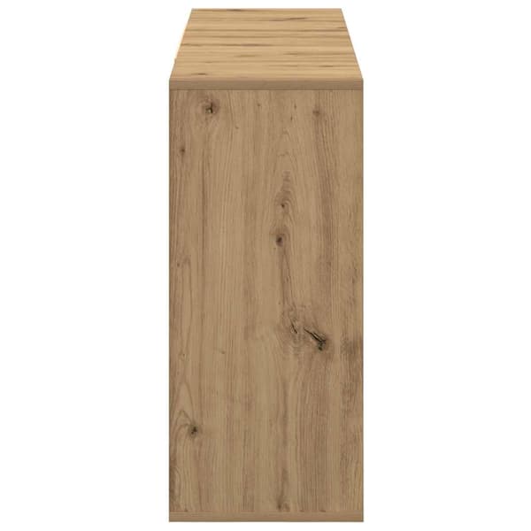 vidaXL Serviesskap Artisan Eik 120 x 30 x 75 cm Konstruert tre