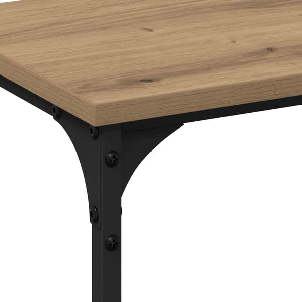 vidaXL Konsolbord artisan ek 200 x 29 x 75 cm