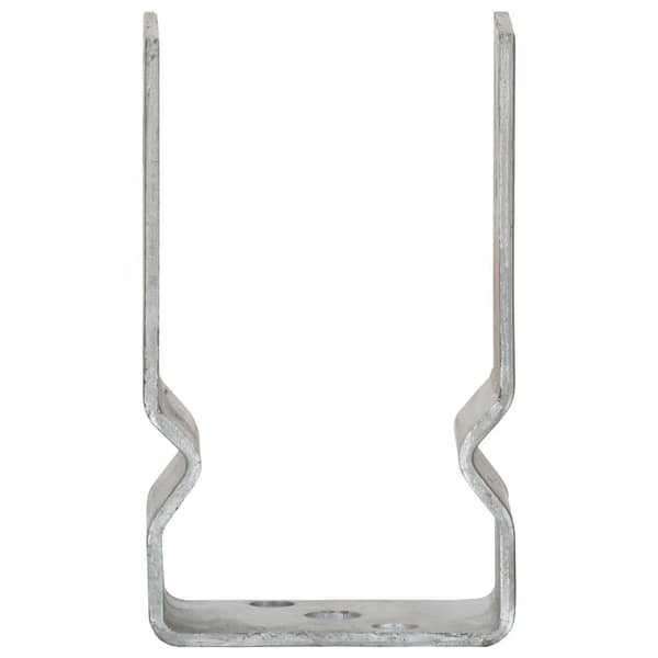 vidaXL Jordankare 6 st silver 8x6x15 cm galvaniserat stål