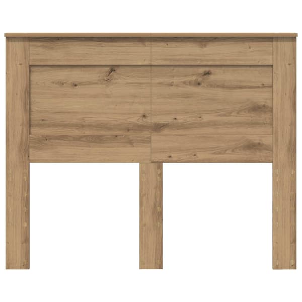 vidaXL Hodegavl med hodegjerde Artisan Eik 120 cm Konstruert tre