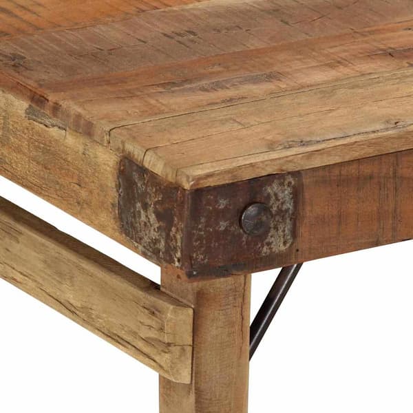 vidaXL Kaffeebord Brun 110 x 55 x 40 cm Solid återvunnen trä