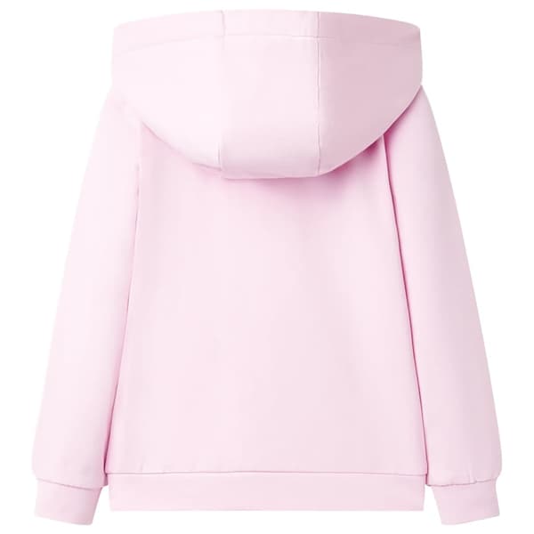 vidaXL Barnhoodie ljusrosa 104