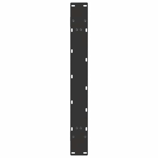 vidaXL Soffbordsben A-formade 2 st svart 90x(72-73) cm stål