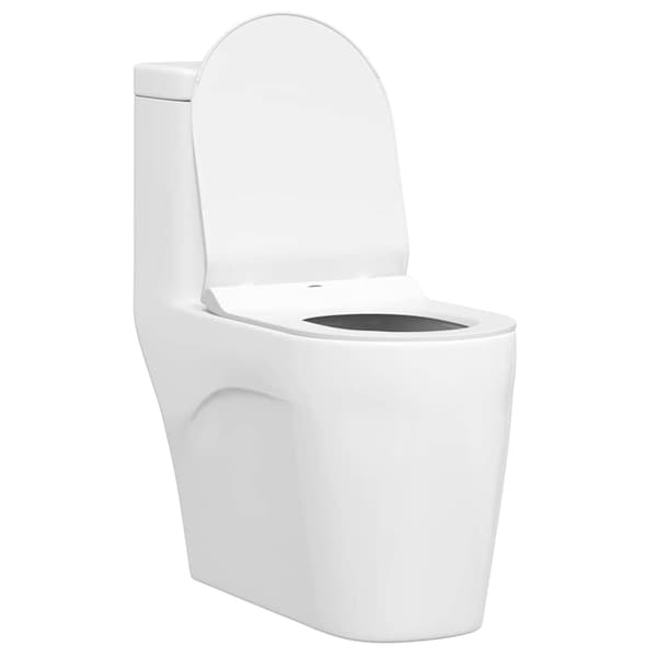 vidaXL Toalett egnet for sete Hvit 50 x 36 x 5 cm Polypropen