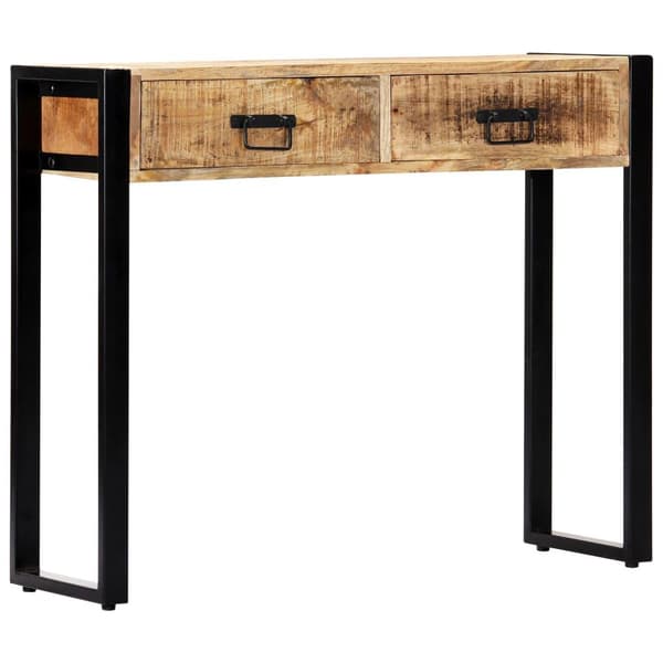vidaXL Konsollbord 90x30x75 cm heltre mango