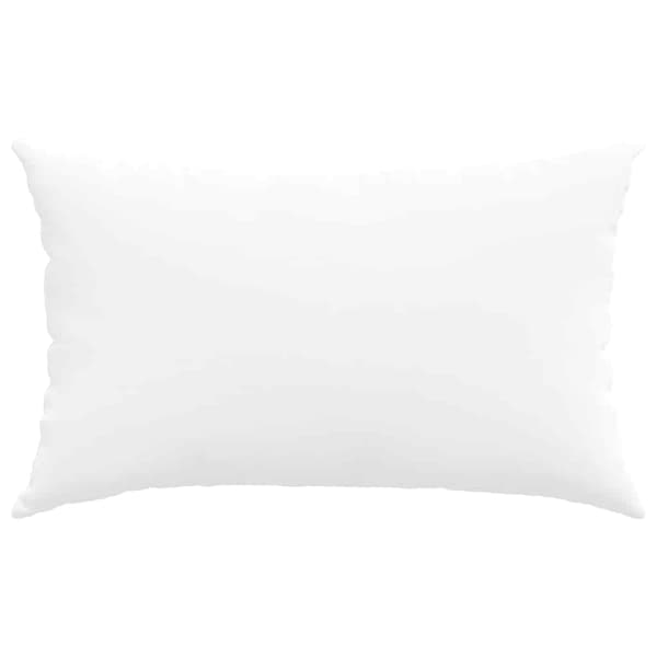 vidaXL Soffkuddar 2 st Vit 50 x 30 cm tyg