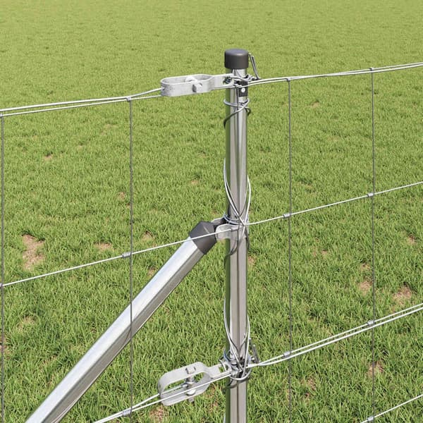 vidaXL Stängselstolpe Galvaniserad 100 x 0,8 m Stål