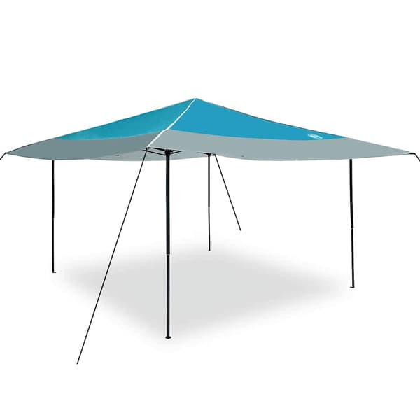 vidaXL Canopy telt Blå 395 x 395 x 251 cm stoff