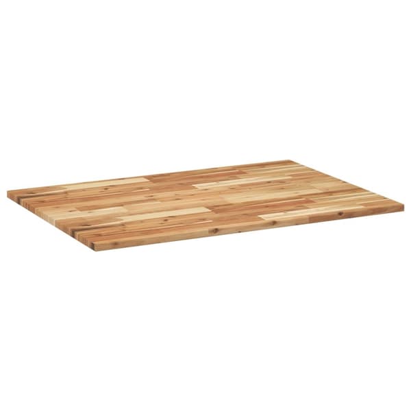 vidaXL Bordplate rektangulær 100x70x2 cm heltre akasie