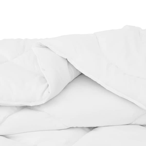 vidaXL 2-i-1 Duntäcke Vit 135 x 200 cm Polyester