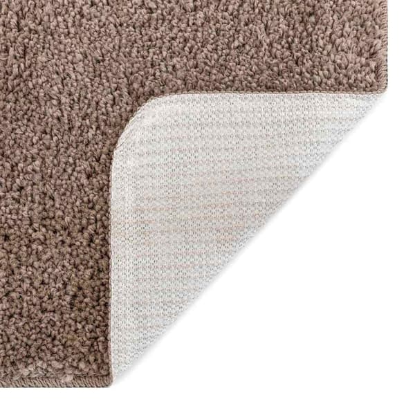 vidaXL Badmatta 2 pcs Brun 50 x 50 cm Polypropylen