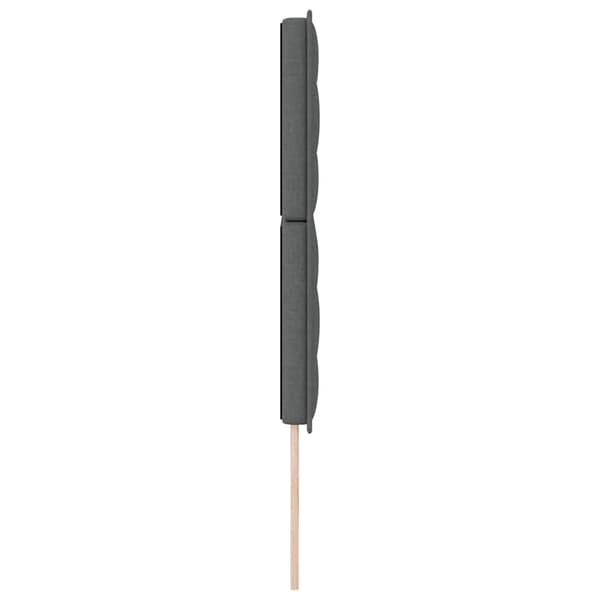 vidaXL Huvudgavel Mörkgrå 160 cm tyg