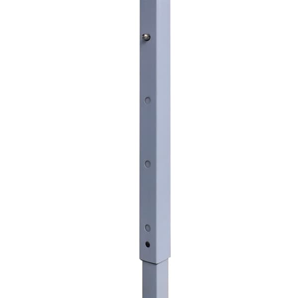 vidaXL Markis Vit 3 x 2,5 m Metall