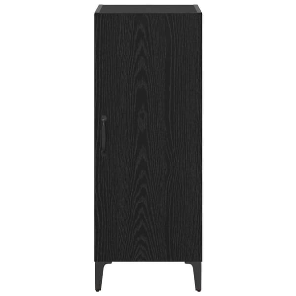 vidaXL Serviesskap Svart Eik 34,5 x 34 x 90 cm Konstruert tre