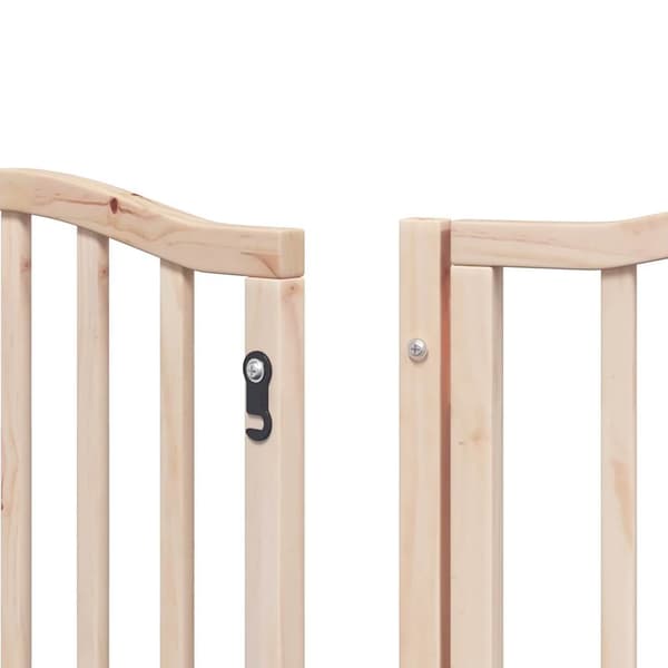 vidaXL Hundeport sammenleggbar 9 paneler 450 cm poppeltre