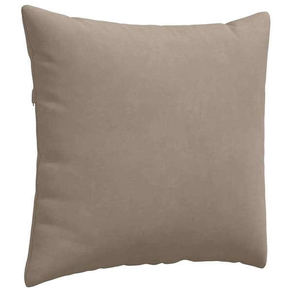 vidaXL Soffkuddar 2 st Gråbrun 45 x 45 cm tyg