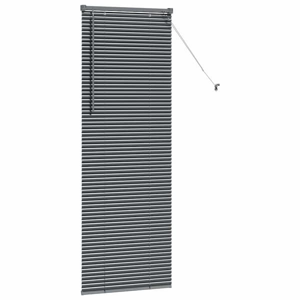 vidaXL Persienner Mörkgrå 175 x 60 cm Aluminium