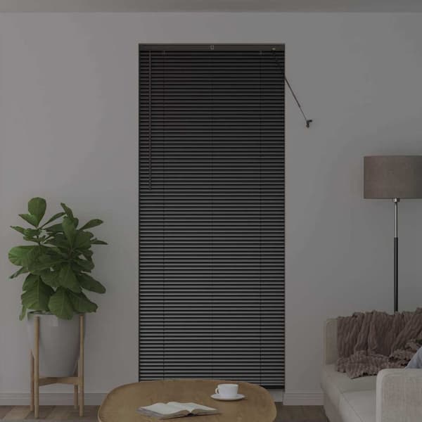 vidaXL Persienner Svart 220 x 85 cm Aluminium