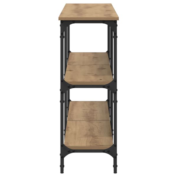 vidaXL Konsolbord artisan ek 200 x 29 x 75 cm