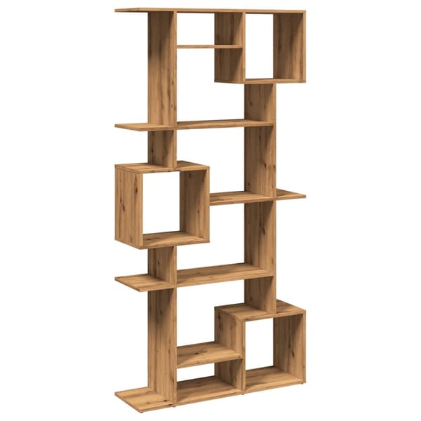 vidaXL Bokhylle artisan eik 92x29x188 cm konstruert tre