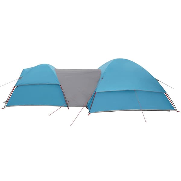 vidaXL Campingtält 5 personer blå vattentätt