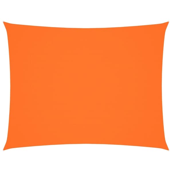 vidaXL Solseil oxfordstoff rektangulær 3x4,5 m oransje