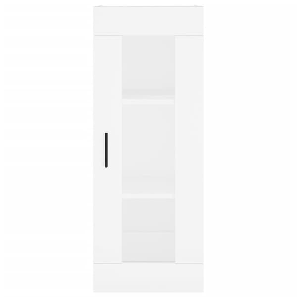 vidaXL Highboard hvit 34,5x34x180 cm konstruert tre
