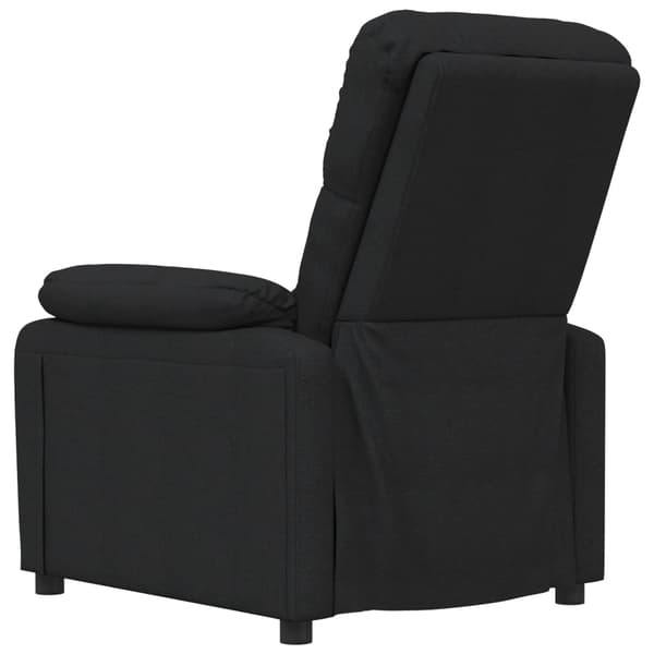 vidaXL Massagefåtölj svart tyg