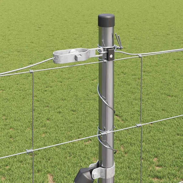 vidaXL Stängselstolpe Galvaniserad 25 x 1,6 m Stål